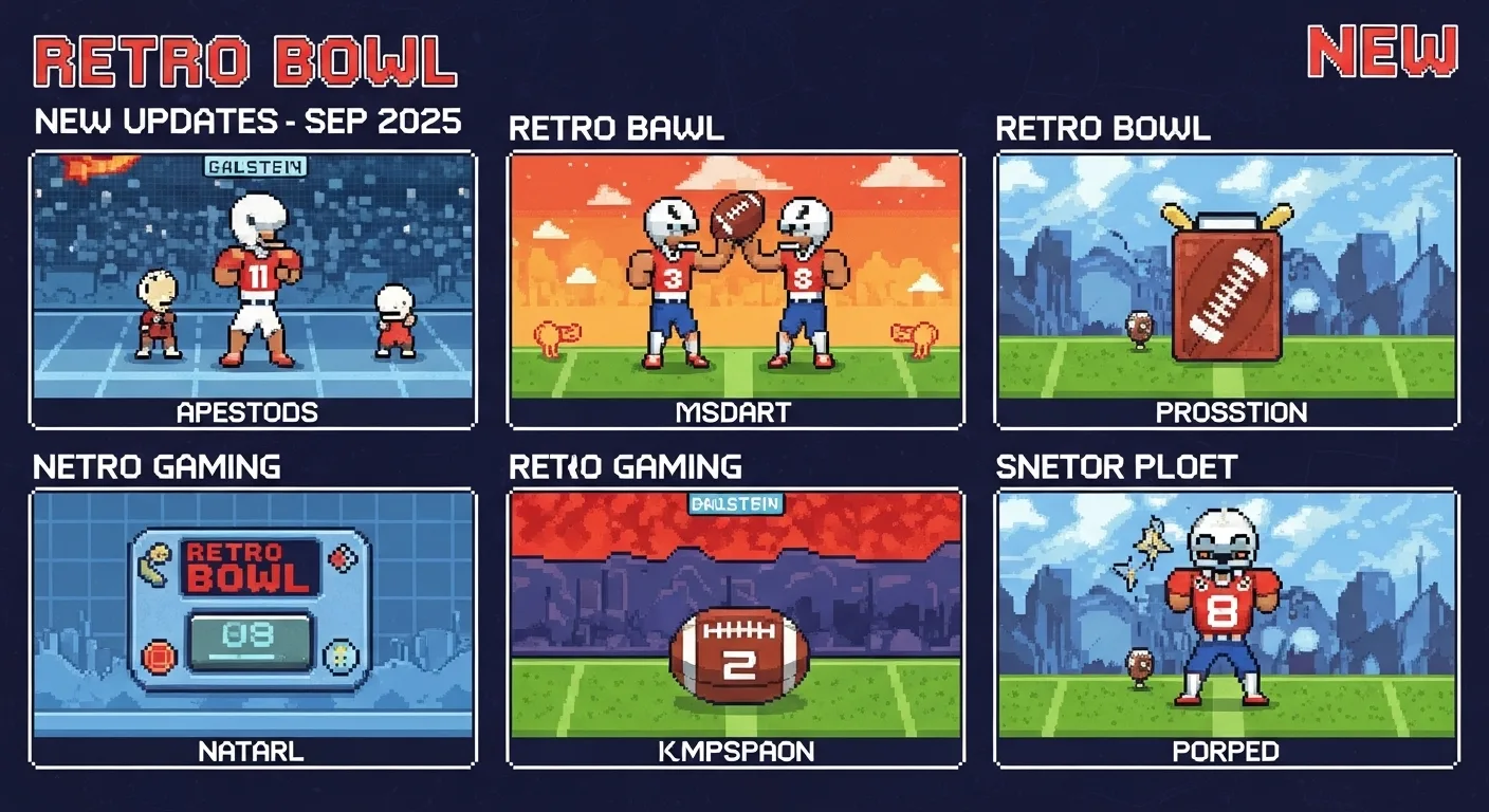 All the Exciting Retro Bowl New Updates - Sep 2025